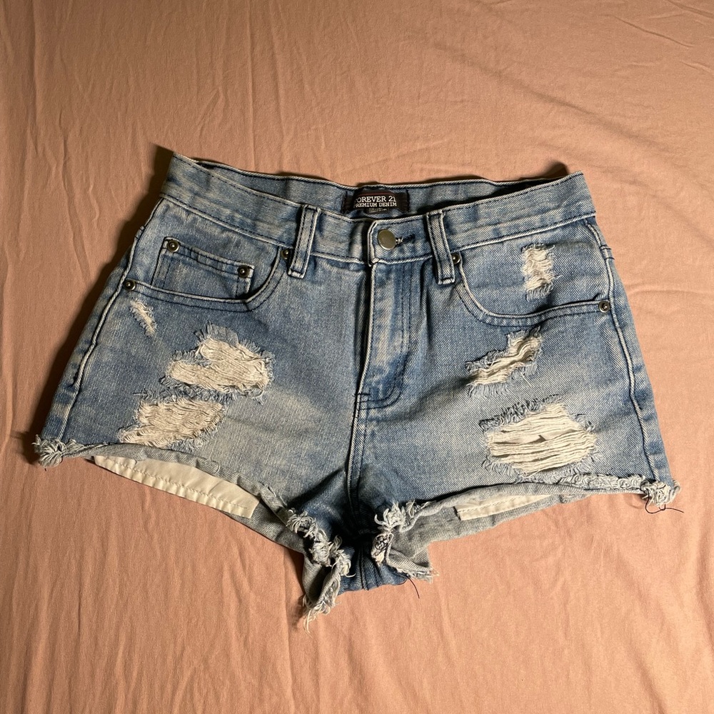 Blue Jean Shorts